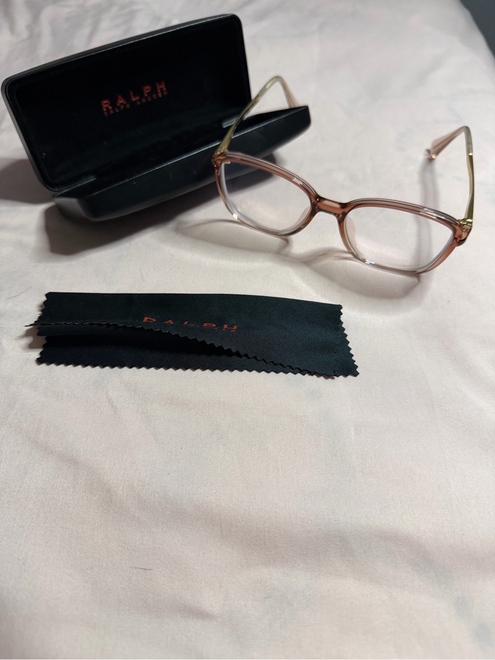 Pink Transparent Cat-Eye Reading Glasses